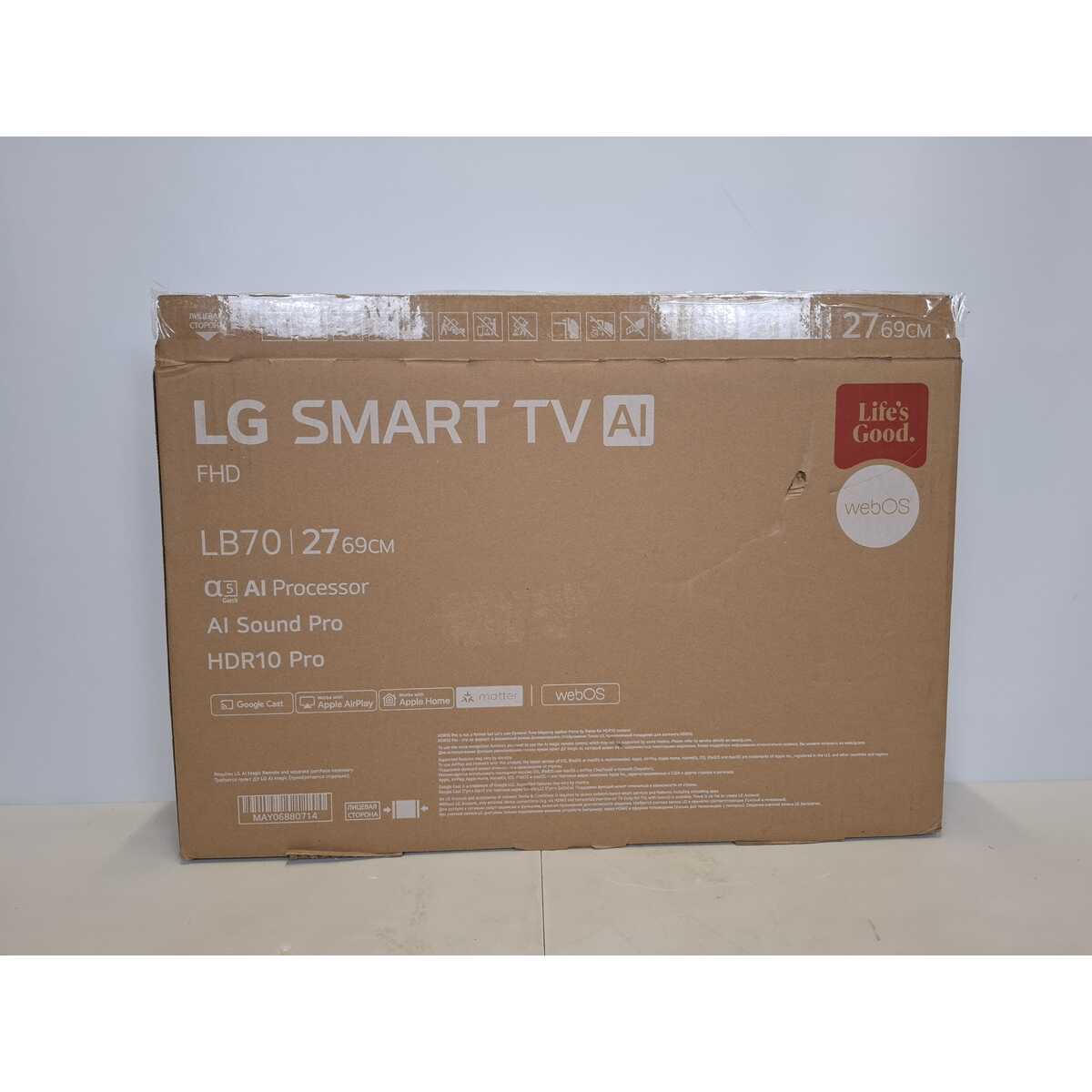 Телевизор LG 27" 27LB70006LA.ARUG, черный