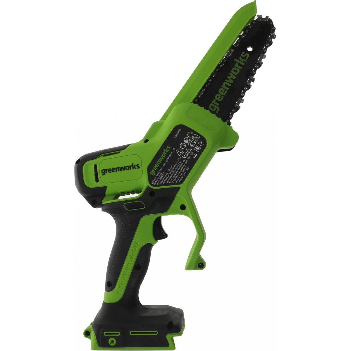 Электрическая цепная пила Greenworks GD24CSMNX (Цвет: Green)