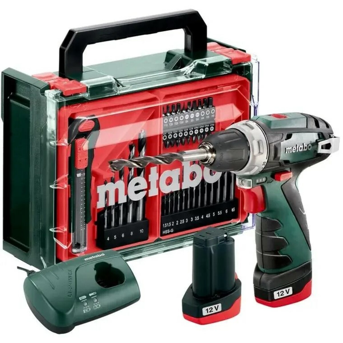 Дрель-шуруповерт Metabo Powernaxx BS (Цвет: Green / Black)