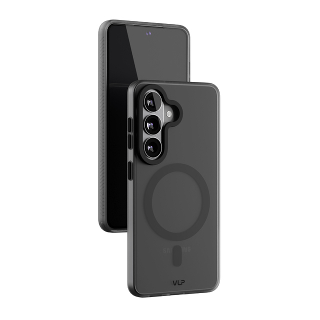 Чехол-накладка VLP Moon Case MagSafe для Samsung Galaxy S26(Цвет: Black)