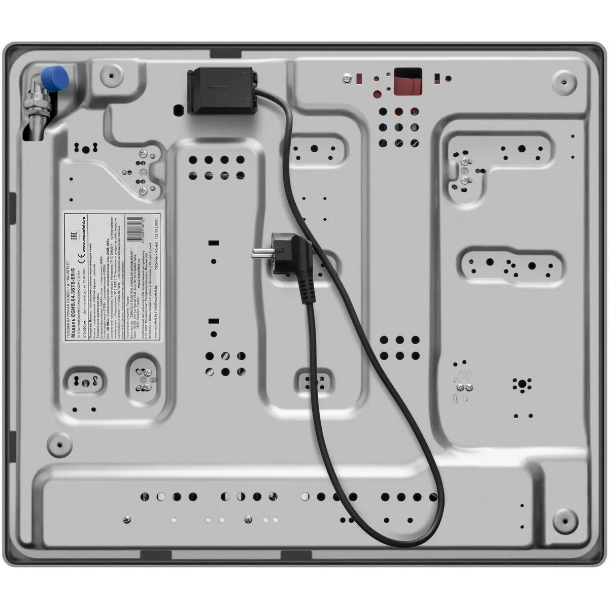 Варочная панель Maunfeld EGHS.64.3STS-ES/G (Цвет: Inox)