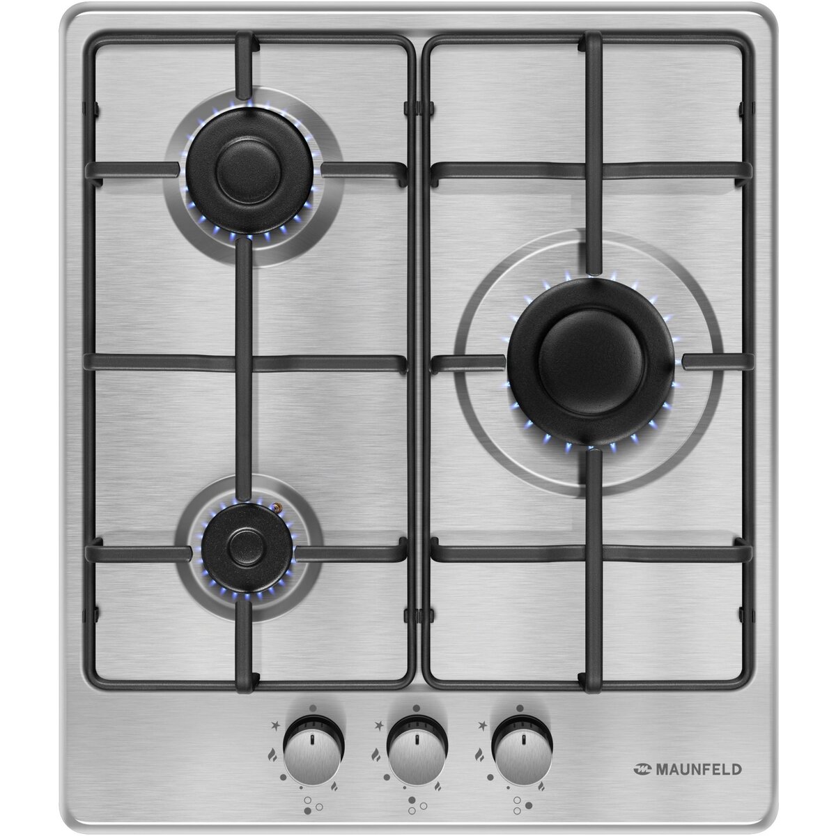 Варочная поверхность Maunfeld EGHS.43.3STS-ES/G (Цвет: Inox)