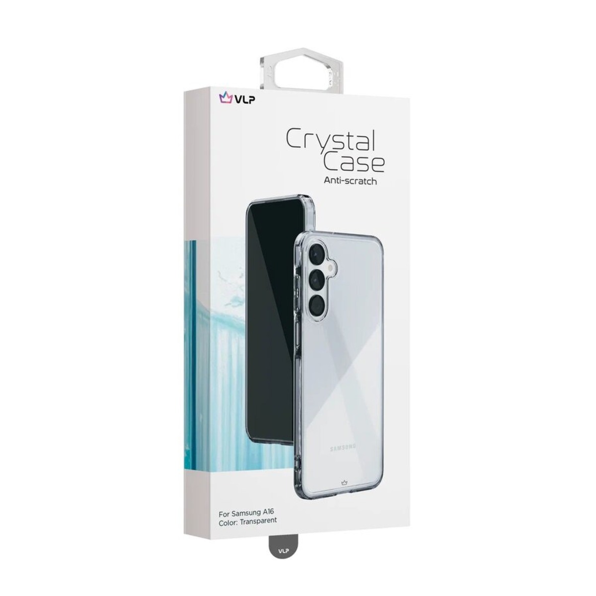 Чехол-накладка VLP Crystal Case для смартфона Samsung Galaxy A16 (Цвет: Transparent)