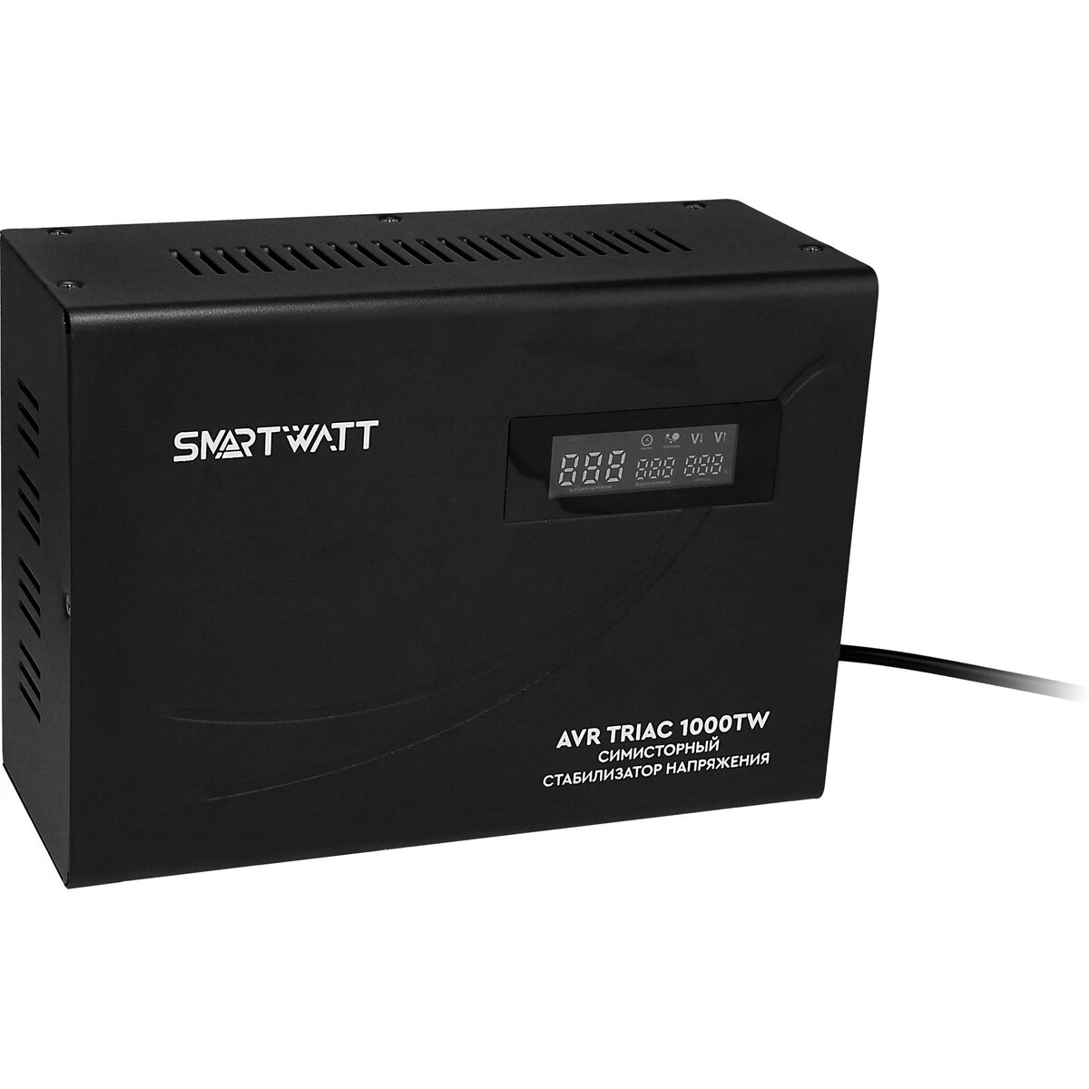 Стабилизатор напряжения Smartwatt AVR Triac 1000TW, черный