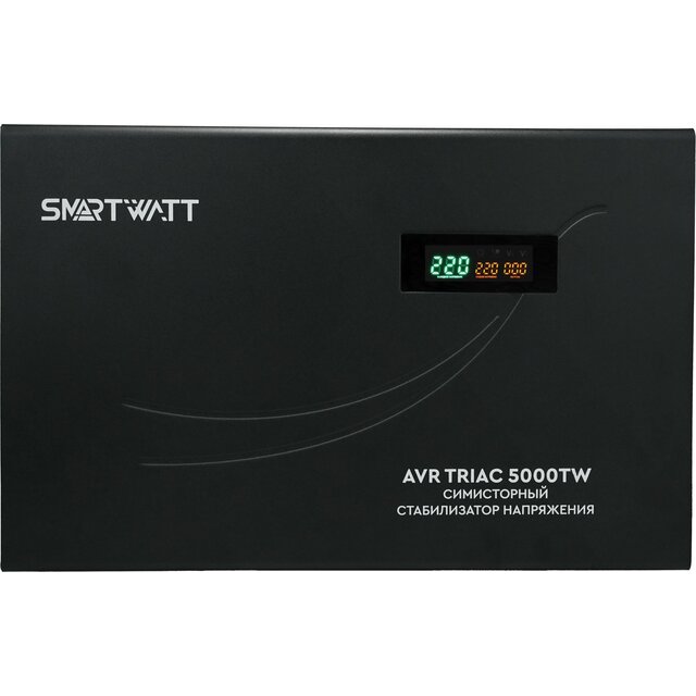 Стабилизатор напряжения Smartwatt AVR Triac 5000TW, черный