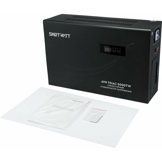 Стабилизатор напряжения Smartwatt AVR Triac 5000TW, черный