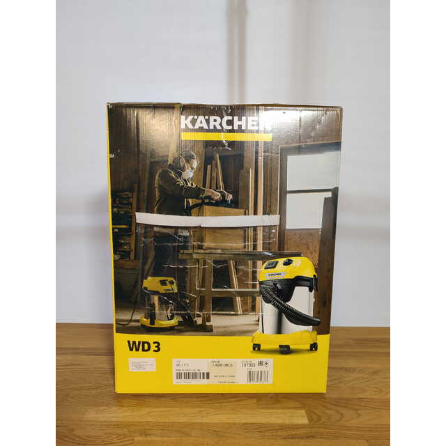 Строительный пылесос Karcher WD 3 P S V-17 / 4 / 20 (Цвет: Yellow)