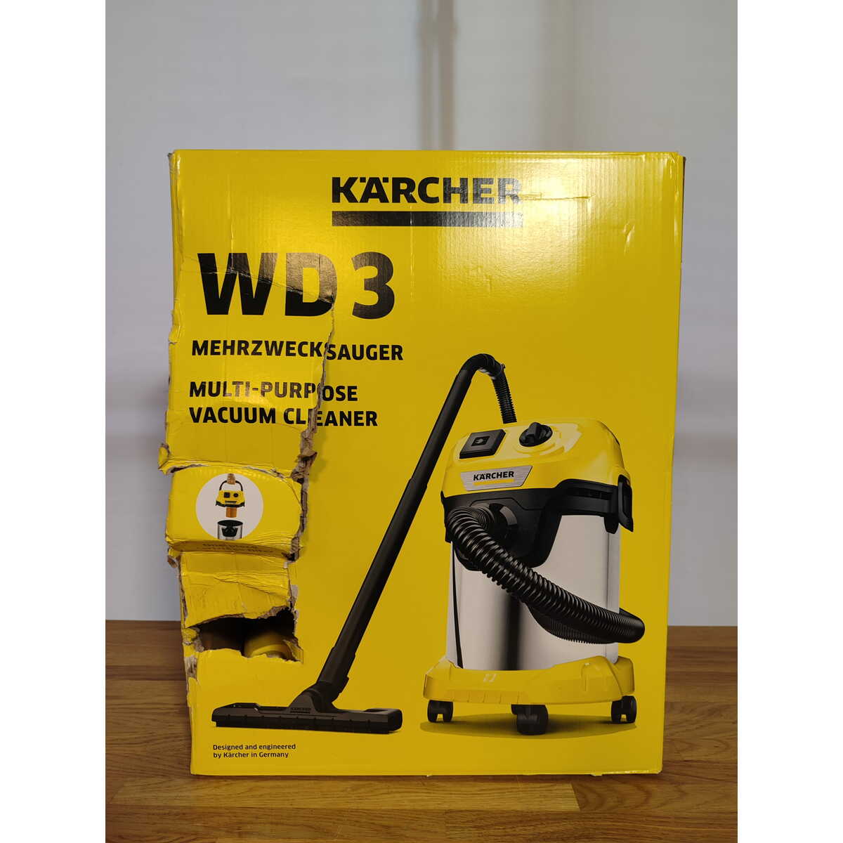 Строительный пылесос Karcher WD 3 P S V-17 / 4 / 20 (Цвет: Yellow)