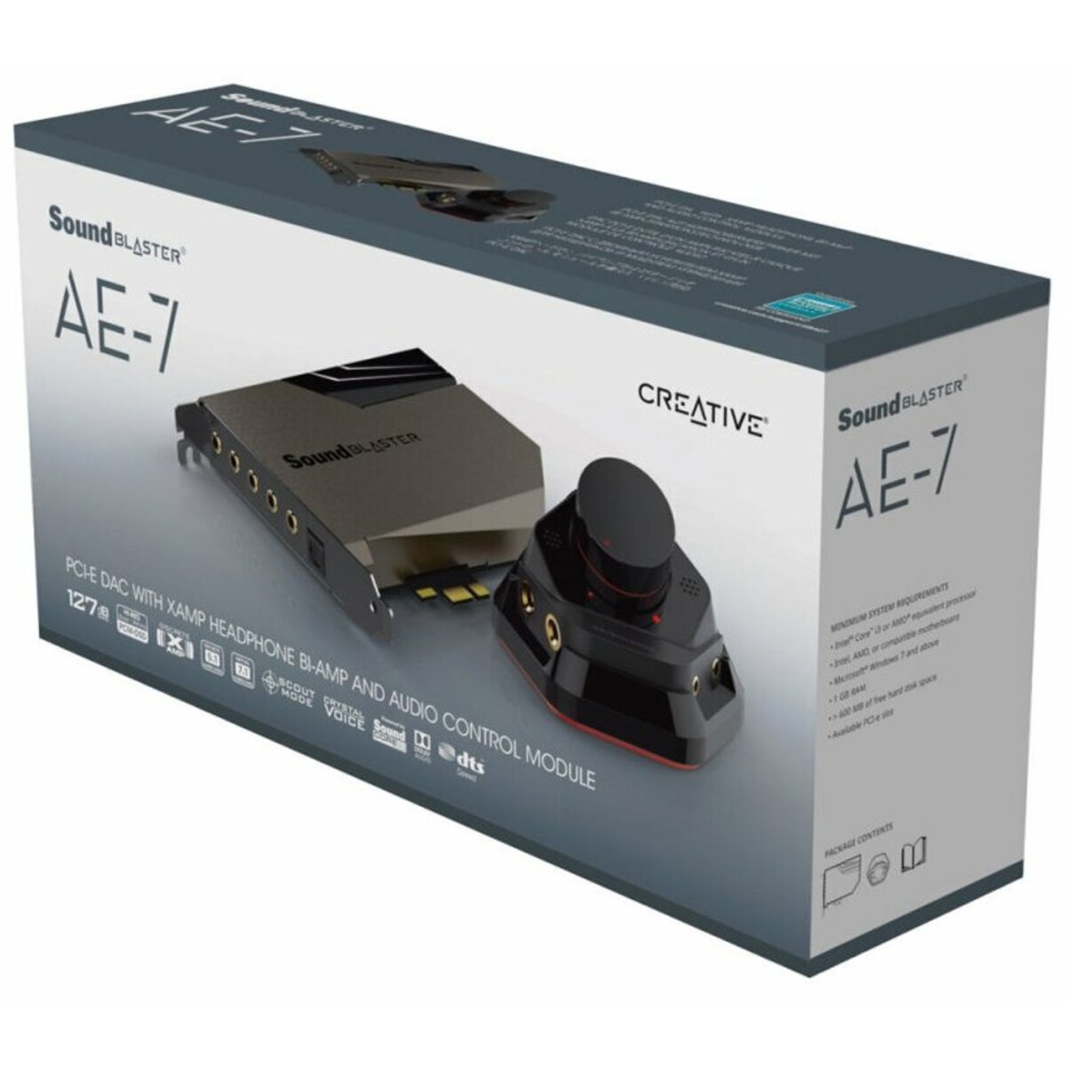 Звуковая карта Creative PCI-E Sound Blaster AE-7 (Sound Core3D) 5.1 Ret