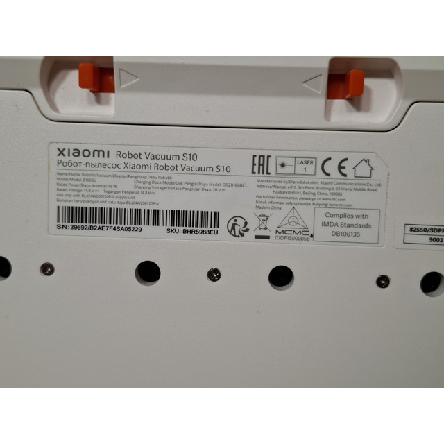 Робот-пылесос Xiaomi Robot Vacuum S10, белый Робот-пылесос Xiaomi Robot Vacuum S10, белый