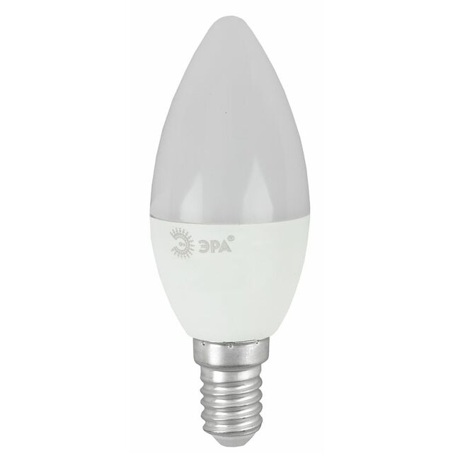 Лампа светодиодная Эра B35-8W-827-E14 8Вт цоколь:E14 2700K колба:B35 (упак.:3шт) 