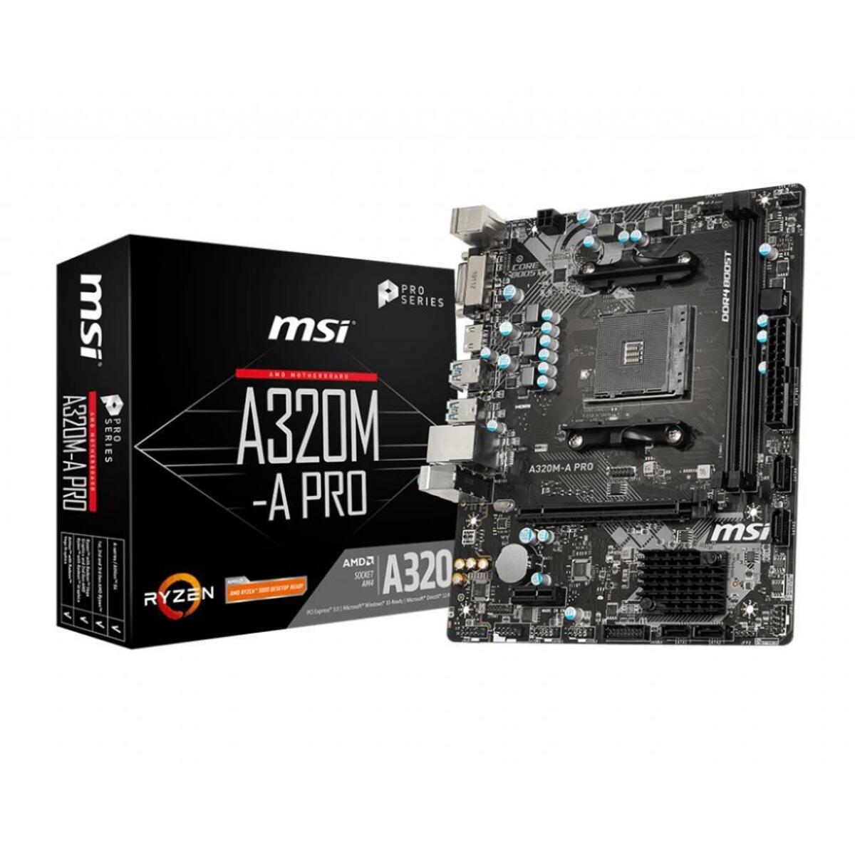 Материнская плата MSI A320M-A PRO