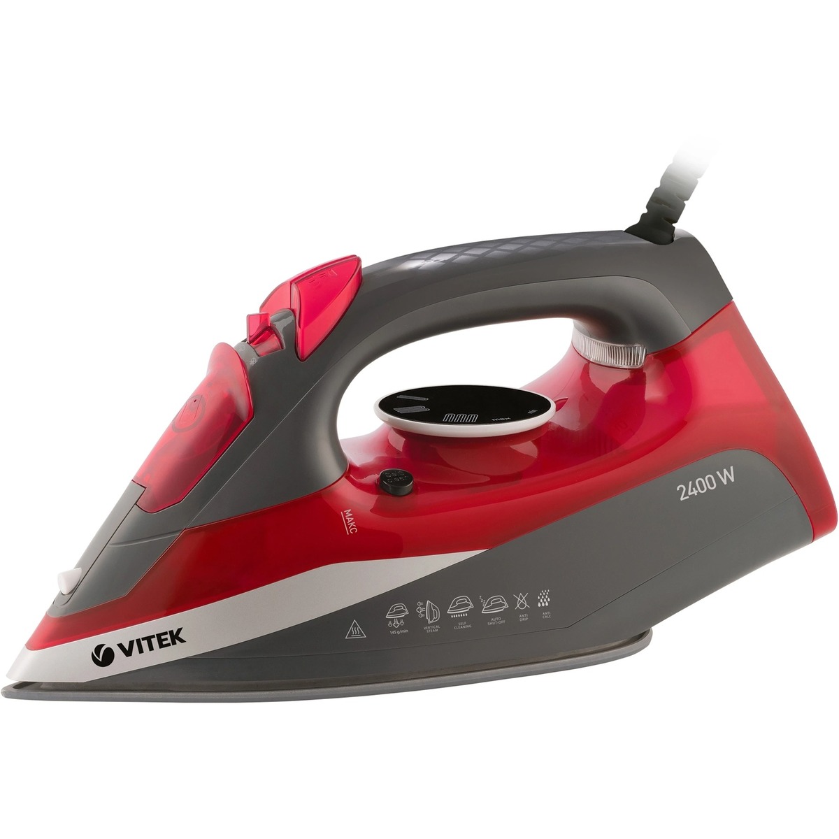 Утюг VITEK VT-8348 (Цвет: Red/Gray)
