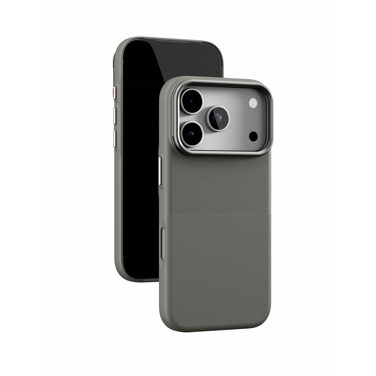 Чехол-накладка VLP Stone Case with MagSafe для Apple iPhone 18 Pro, серый