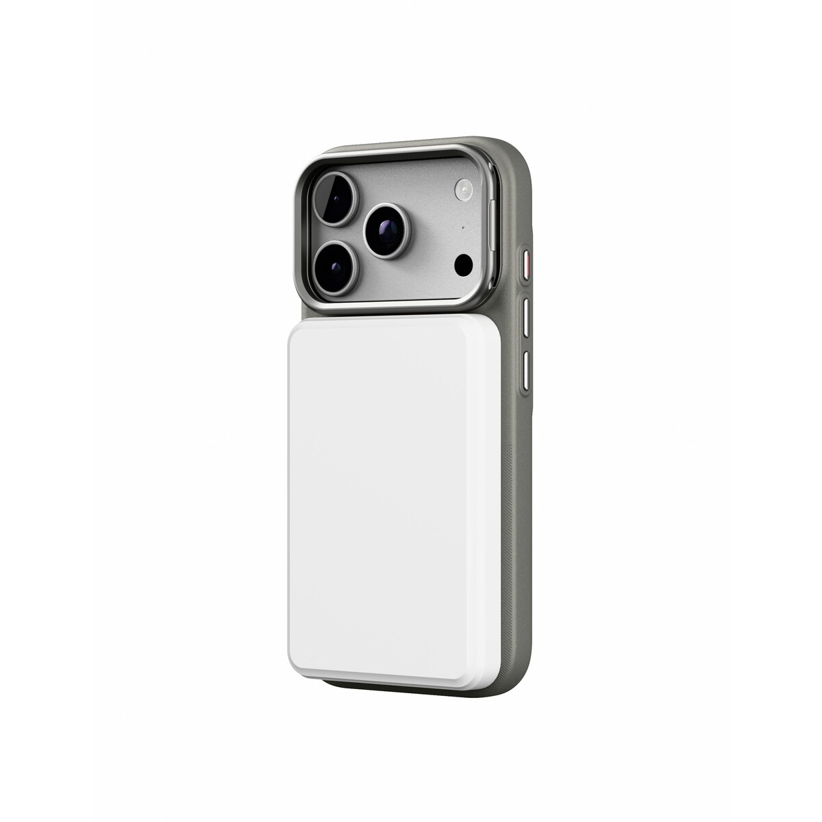 Чехол-накладка VLP Stone Case with MagSafe для Apple iPhone 18 Pro, серый