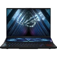 Ноутбук Asus ROG Zephyrus Duo 16 GX650PY-NM085W Ryzen 9 7945HX 32Gb SSD2Tb NVIDIA GeForce RTX4090 16Gb 16 IPS WQXGA (2560x1600) Windows 11 Home black WiFi BT Cam (90NR0BI1-M004X0)