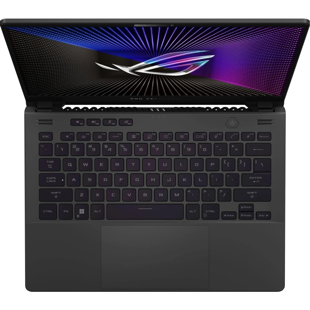 Ноутбук Asus ROG Zephyrus G14 GA402XV-N2080W Ryzen 9 7940HS 16Gb SSD1Tb NVIDIA GeForce RTX4060 8Gb 14 IPS WQXGA (2560x1600) Windows 11 Home grey WiFi BT Cam (90NR0DG4-M005V0)