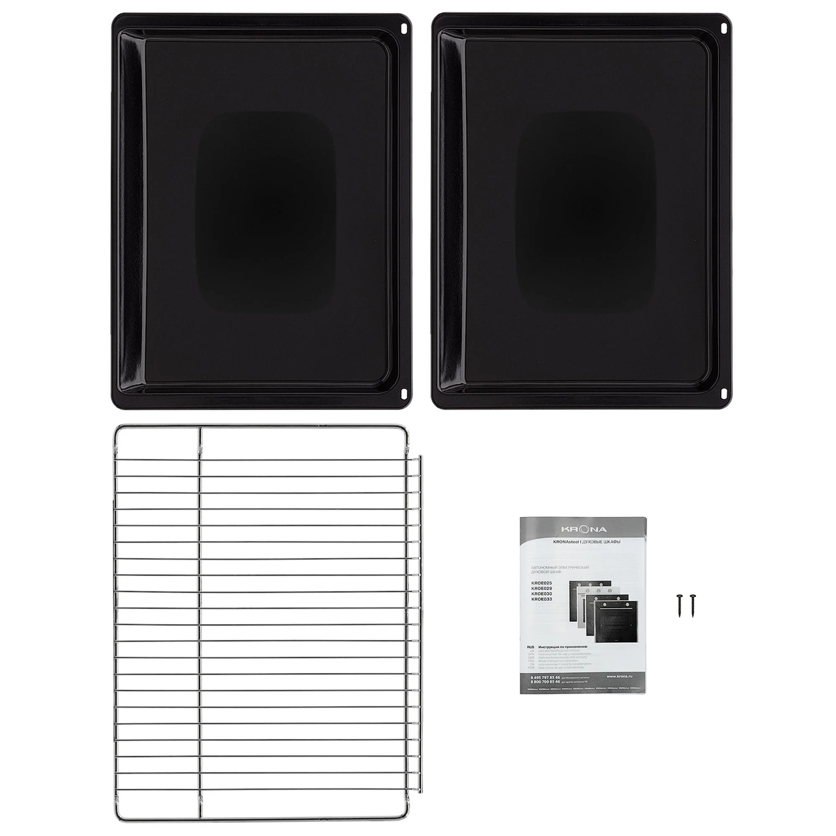 Духовой шкаф Krona BIRNE 60 WH, белый