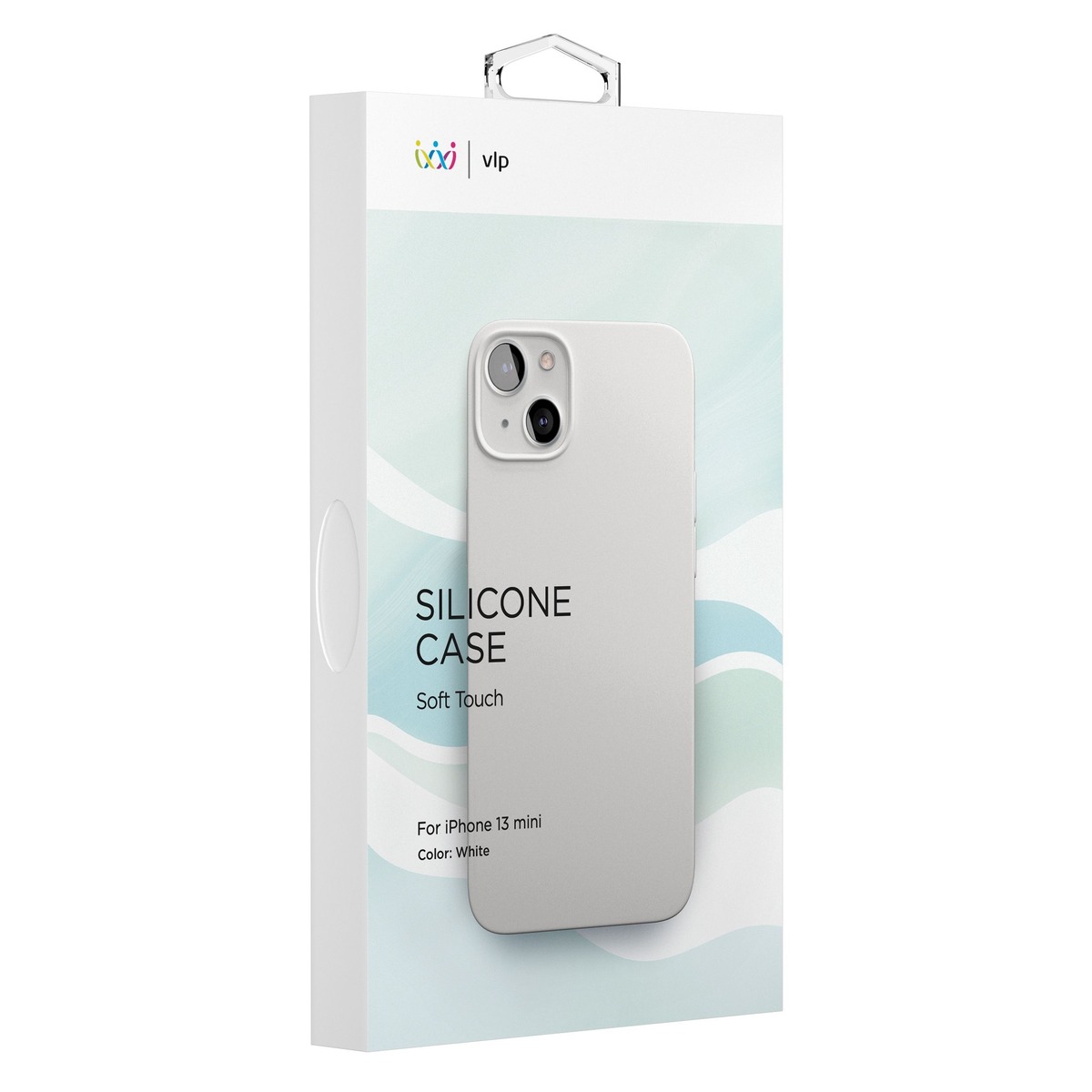 Чехол-накладка VLP Silicone Case для смартфона Apple iPhone 13 Mini, белый