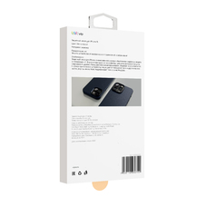 Чехол-накладка VLP Ecopelle Case with MagSafe для смартфона Apple iPhone 15 (Цвет: Dark Blue)