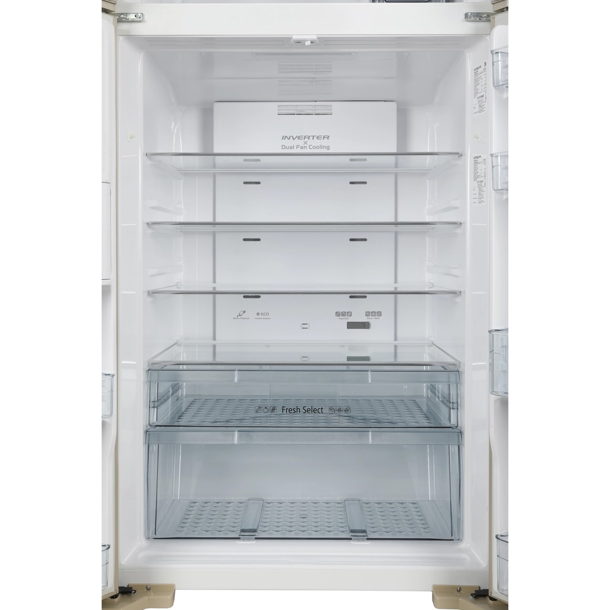 Холодильник Hitachi R-W660PUC7 GBE (Цвет: Beige)