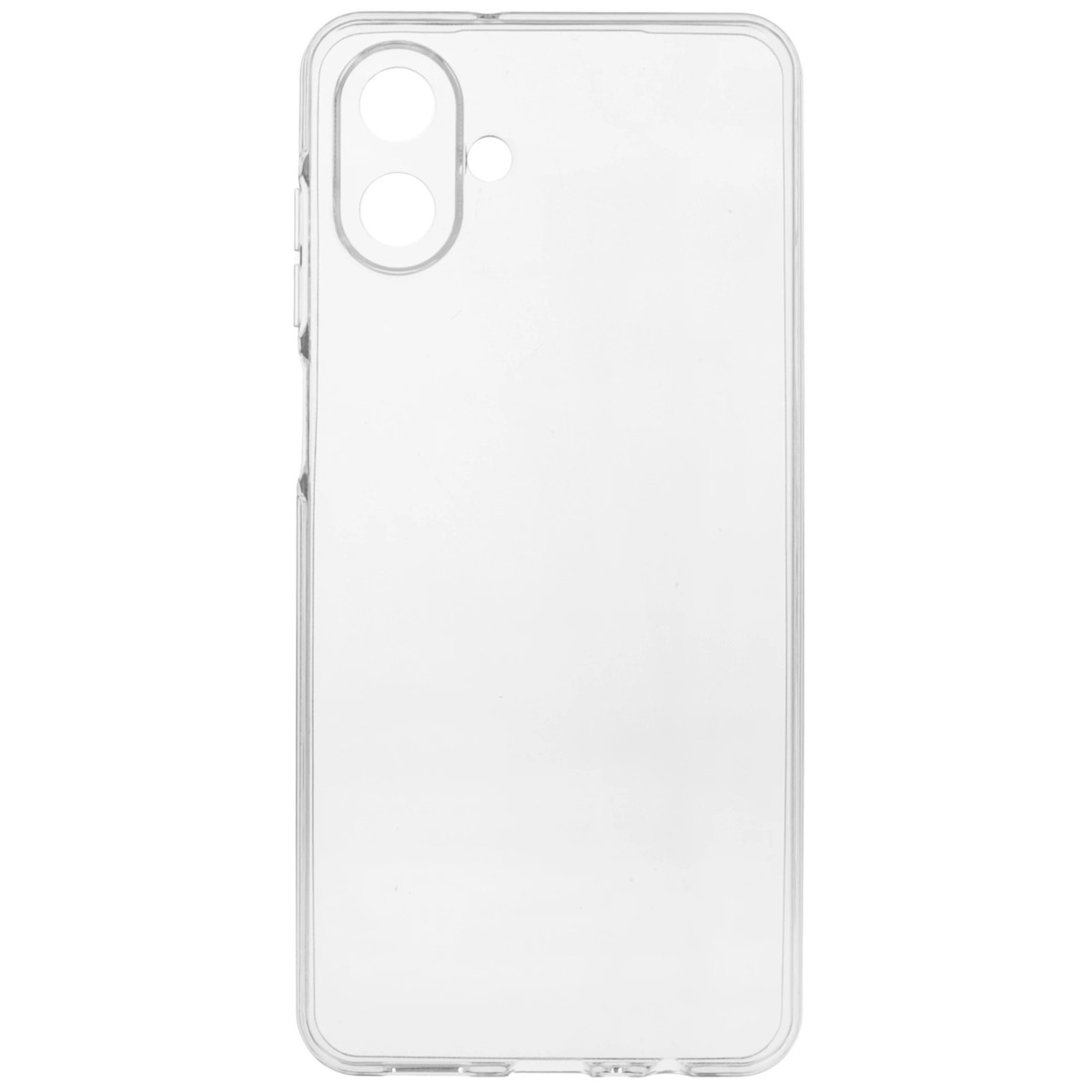 Чехол-накладка Borasco Silicone Сase для смартфона Samsung Galaxy A07 (Цвет: Transparent)