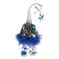 Новогодняя игрушка Ёлочка-топотушка (Цвет: White/Blue)