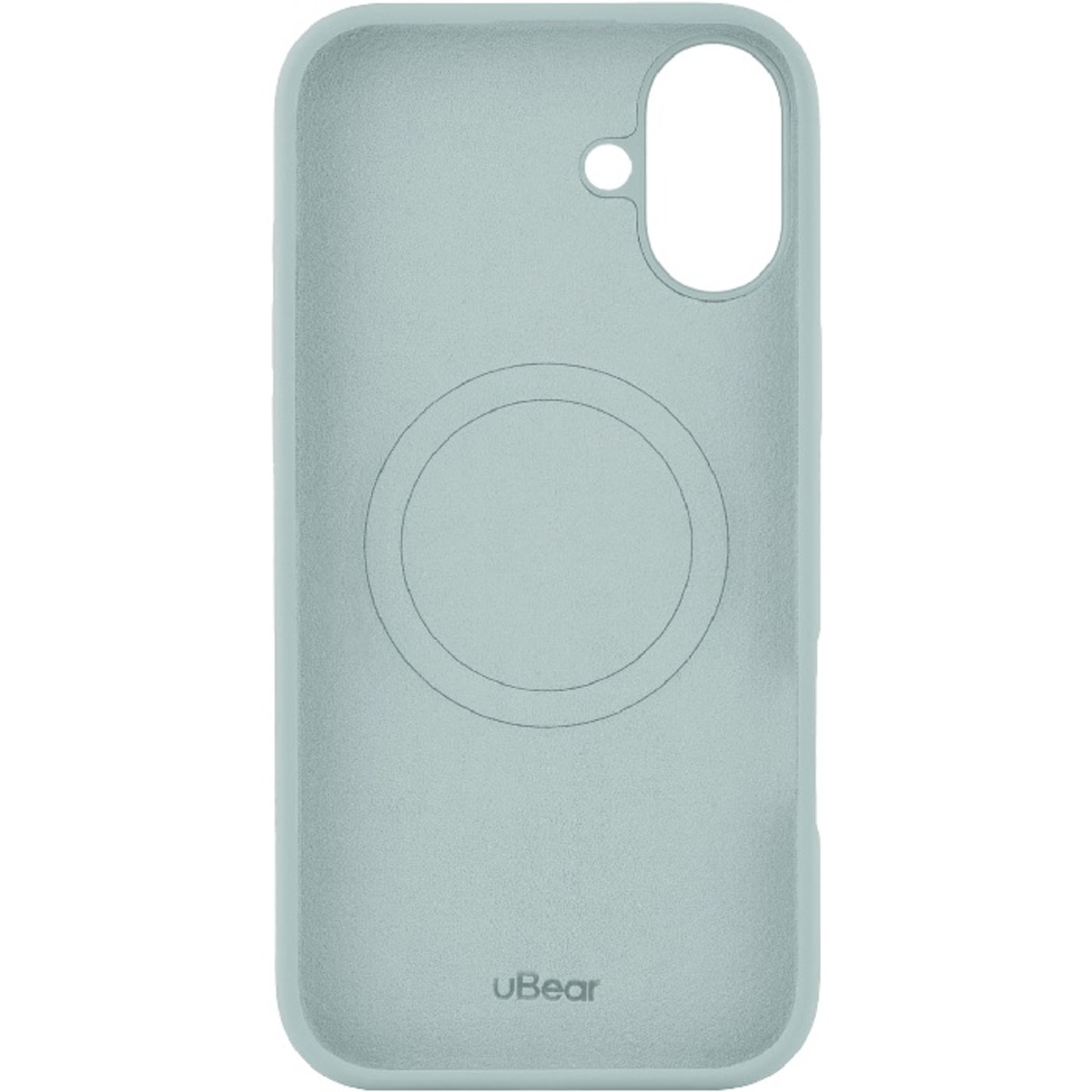 Чехол-накладка uBear Touch Mag Case для смартфона Apple iPhone 16 Plus (Цвет: Cold Mint)