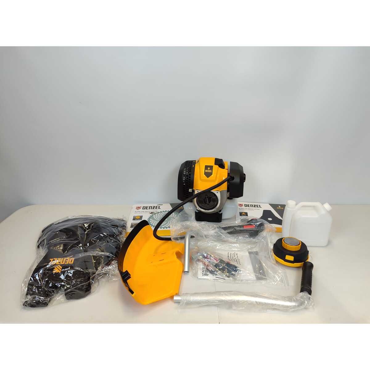 Триммер бензиновый Denzel DGT 430S (2-коробки) (Цвет: Yellow)
