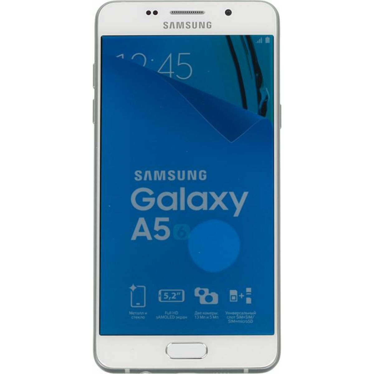 Смартфон Samsung Galaxy A5 (2016) SM-A510F / DS (Цвет: White)