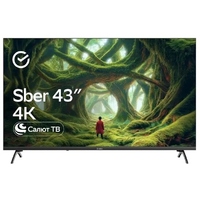 Телевизор Sber 43  SDX-43U5500DBA, черный