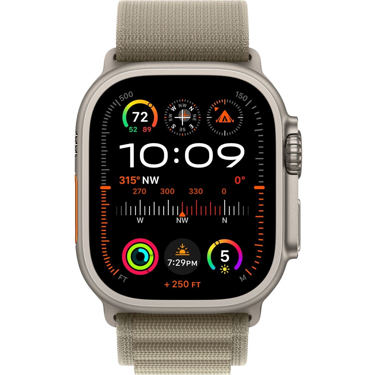 Умные часы Apple Watch Ultra 2 49mm Titanium Case with Alpine Loop S (Цвет: Olive)