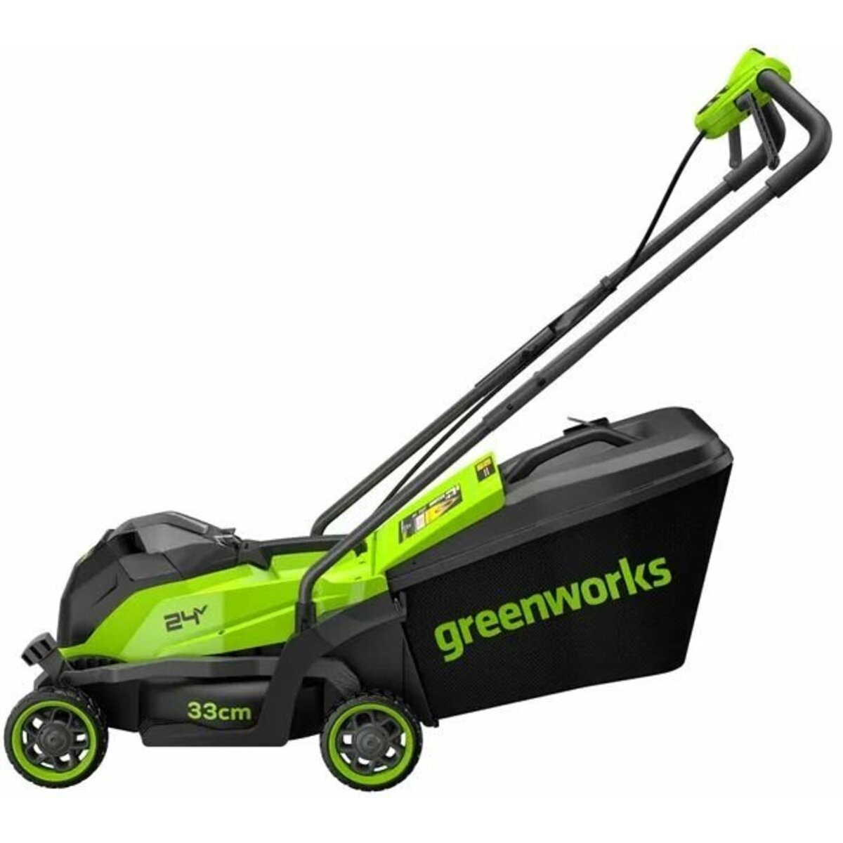 Газонокосилка роторная Greenworks GD24LM331 (Цвет: Green)