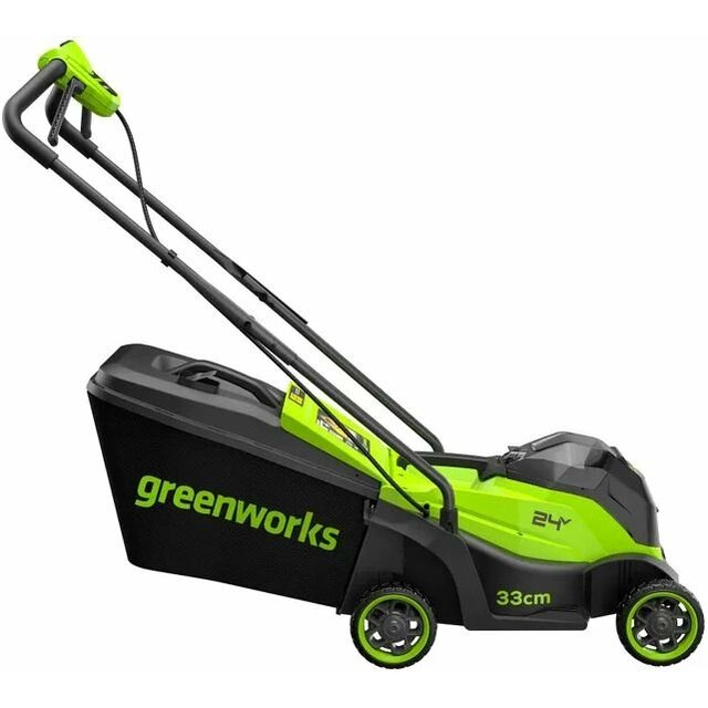 Газонокосилка роторная Greenworks GD24LM331 (Цвет: Green)