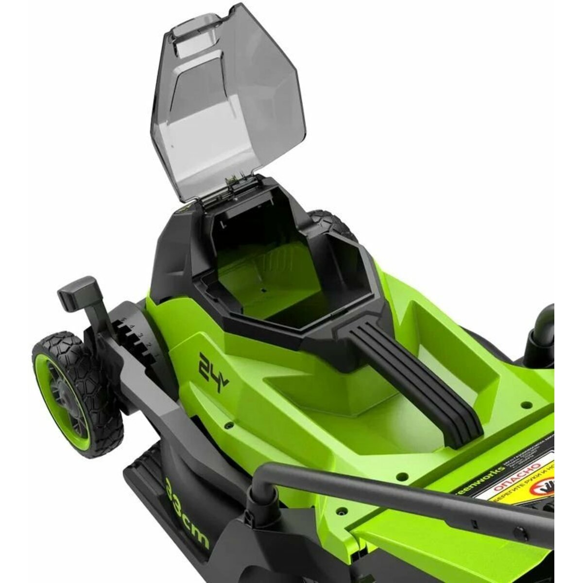 Газонокосилка роторная Greenworks GD24LM331 (Цвет: Green)