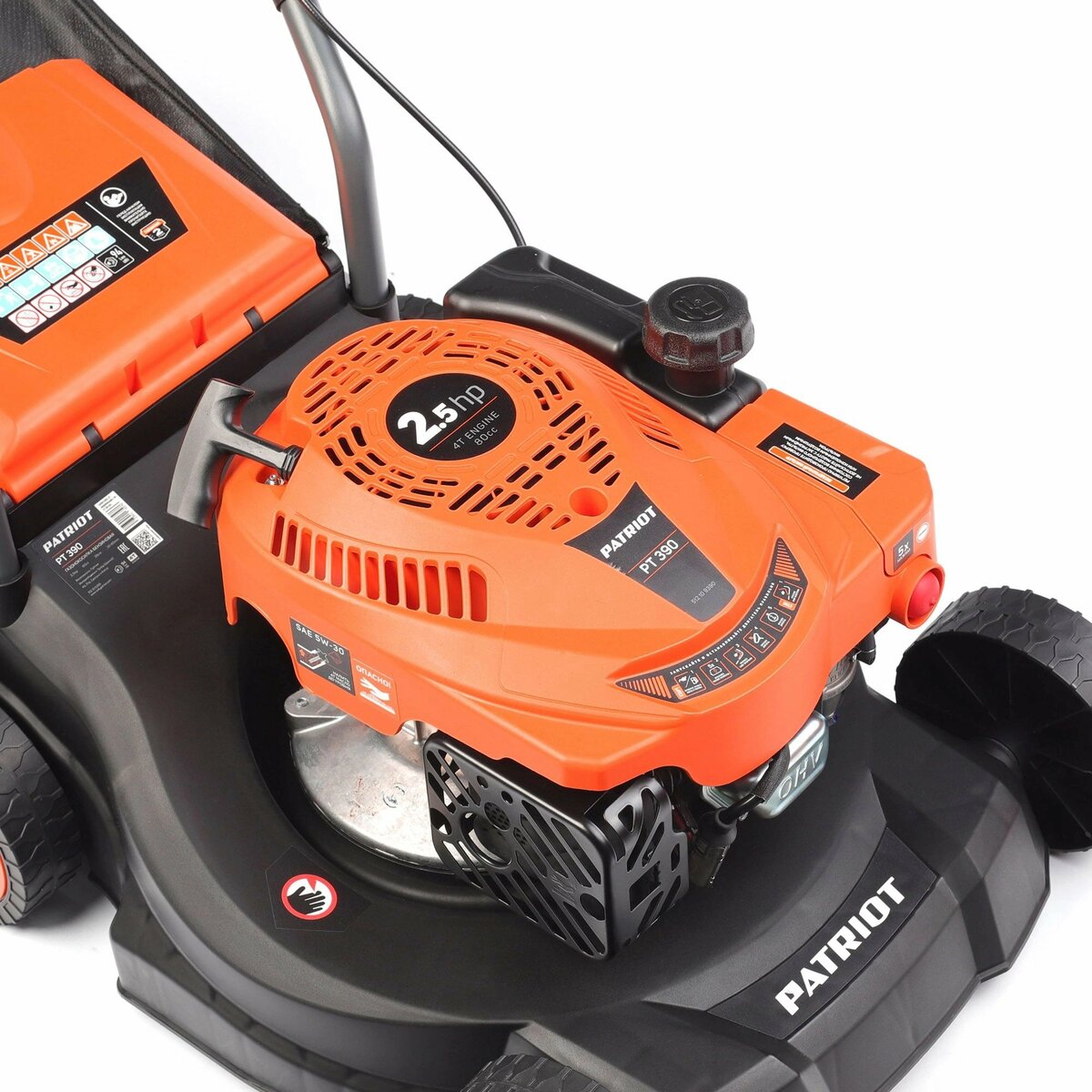 Газонокосилка роторная Patriot PT 390 (Цвет: Orange)