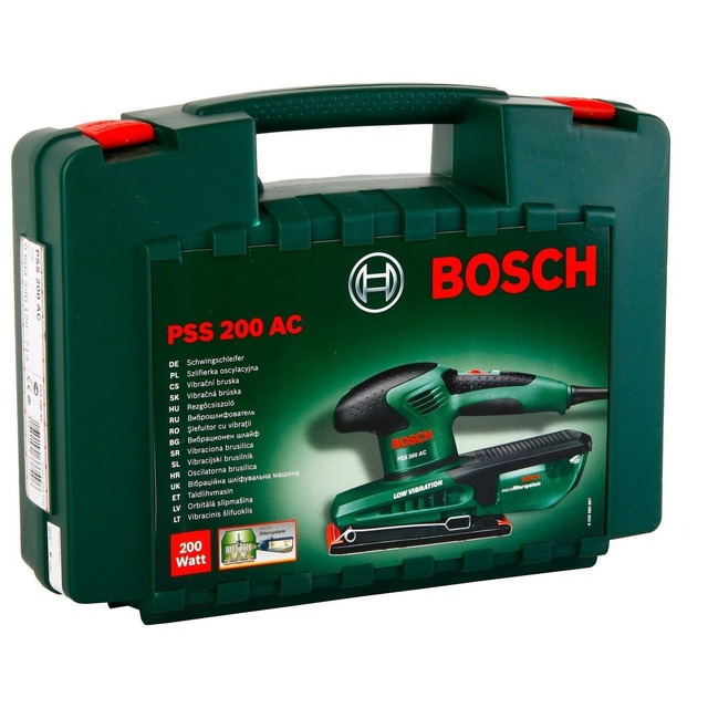 Виброшлифмашина машина Bosch PSS 200 AC (Цвет: Green)