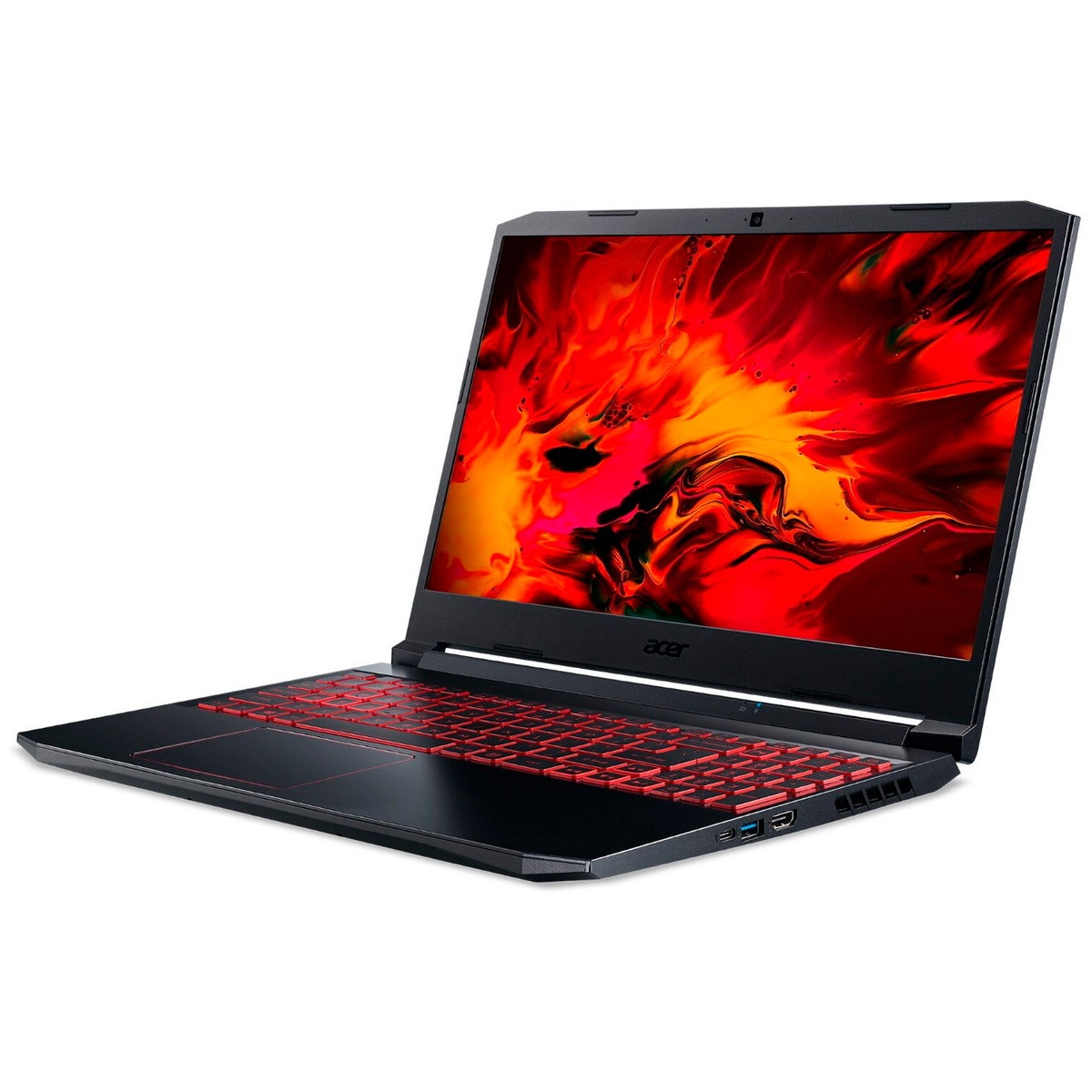 Ноутбук Acer Nitro 5 AN515-55-50K7 Core i5 10300H / 8Gb / SSD512Gb / NVIDIA GeForce RTX 3050 4Gb / 15.6 / IPS / FHD (1920x1080) / Windows 10 / black / WiFi / BT / Cam