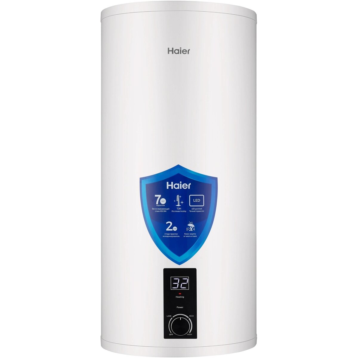 Водонагреватель Haier ES80V-R1 INOX, белый