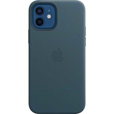 Чехол-накладка Apple Leather Case with MagSafe для смартфона iPhone 12/12 Pro (Цвет: Baltic Blue)