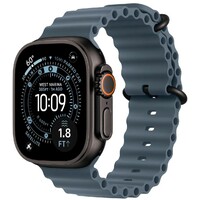 Умные часы Apple Watch Ultra 3 49mm Titanium Case with Ocean Band (Цвет: Black/Anchor Blue)