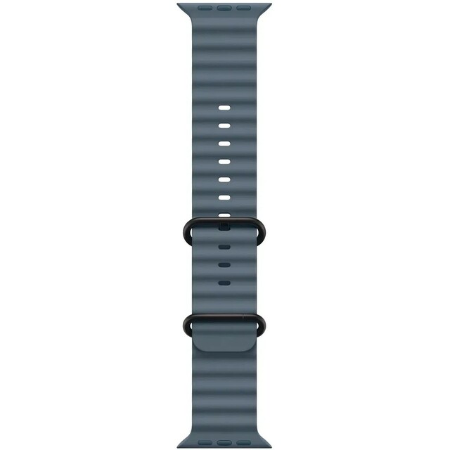 Умные часы Apple Watch Ultra 3 49mm Titanium Case with Ocean Band (Цвет: Black / Anchor Blue)