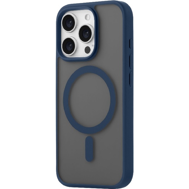 Чехол-накладка uBear Cloud Mag Case для смартфона Apple iPhone 16 Pro (Цвет: Dark Blue)