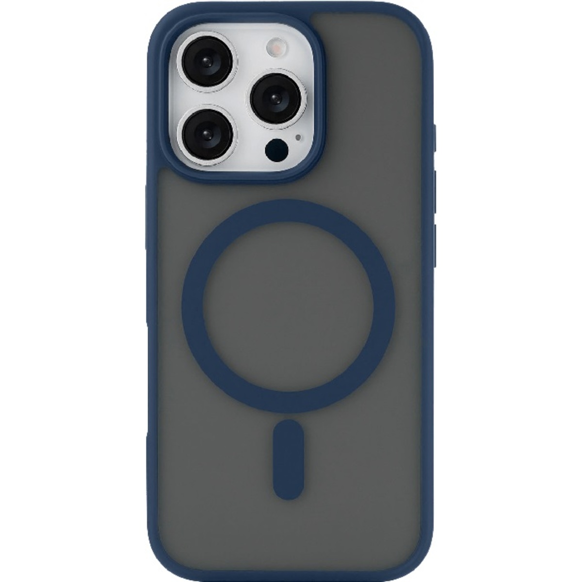 Чехол-накладка uBear Cloud Mag Case для смартфона Apple iPhone 16 Pro (Цвет: Dark Blue)