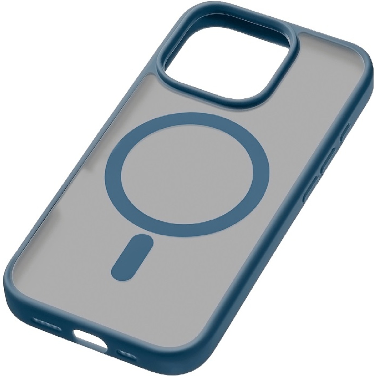 Чехол-накладка uBear Cloud Mag Case для смартфона Apple iPhone 16 Pro (Цвет: Dark Blue)