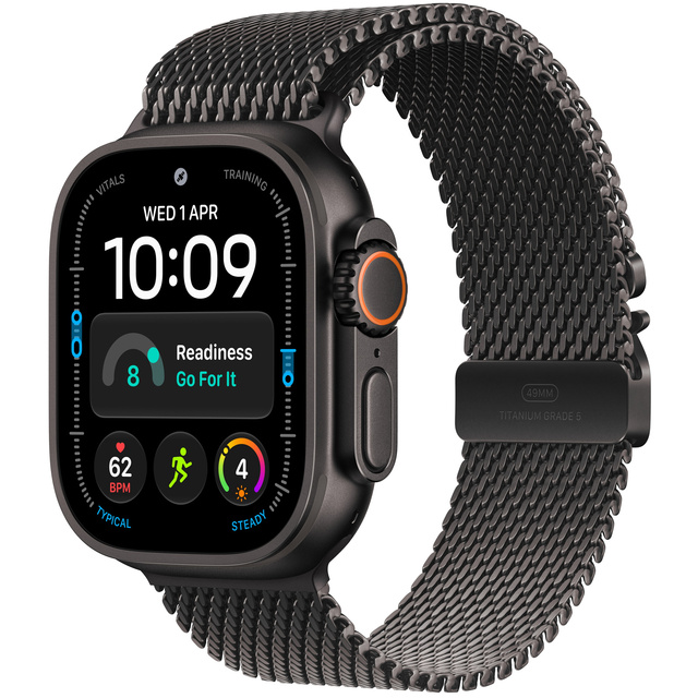 Умные часы Apple Watch Ultra 4 49mm Black Titanium Case with Milanese Loop M