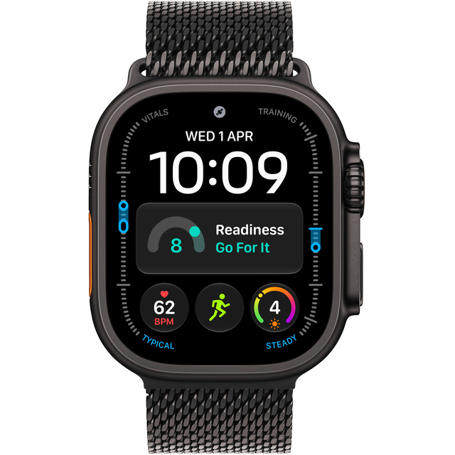 Умные часы Apple Watch Ultra 4 49mm Black Titanium Case with Milanese Loop M