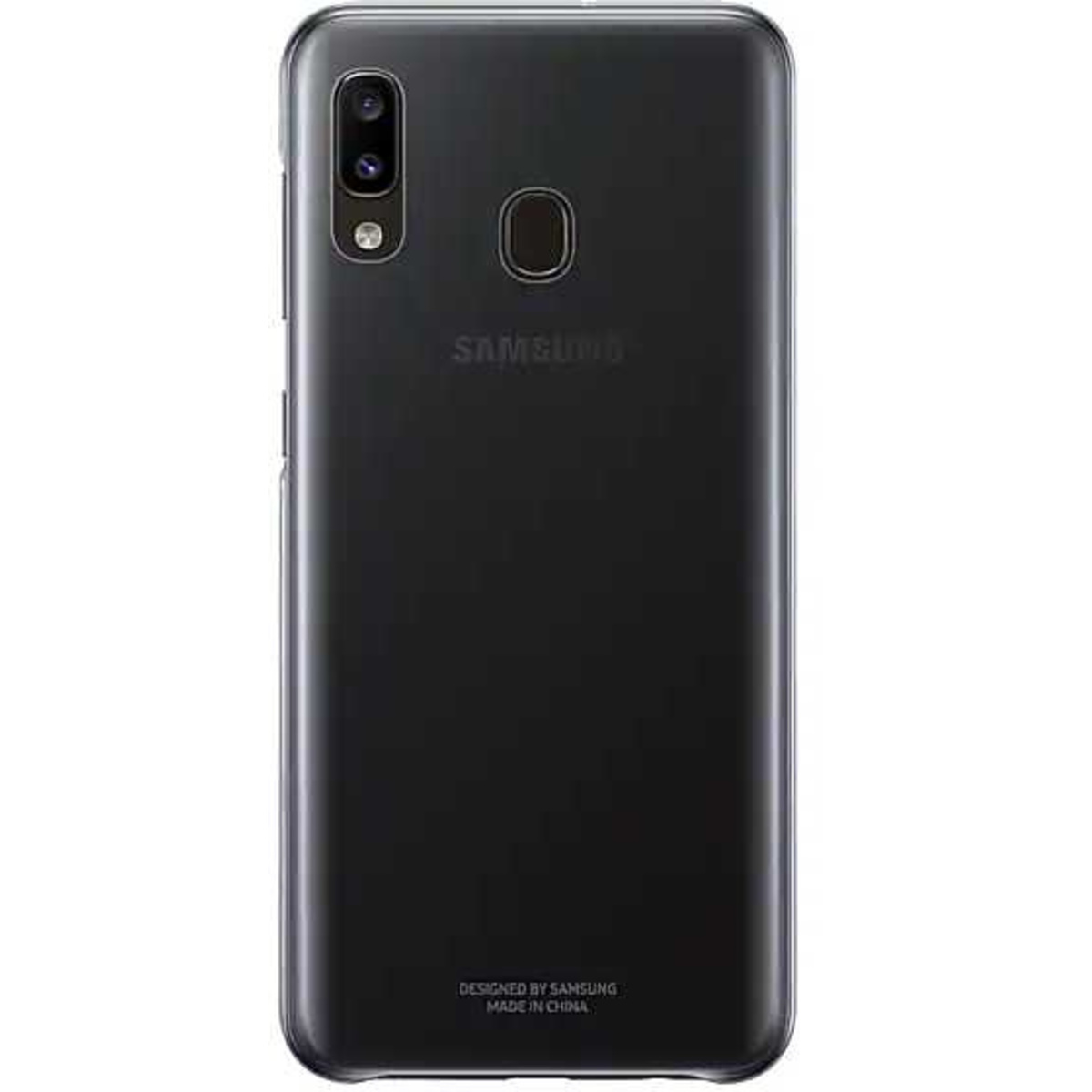 Чехол-накладка Samsung Gradation Cover для смартфона Samsung Galaxy A20, черный