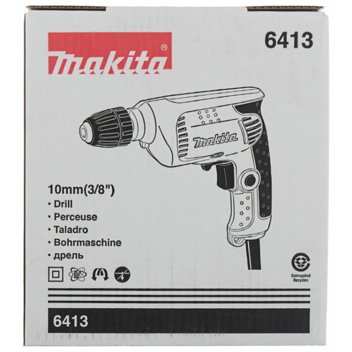 Дрель безударная Makita 6413 (Цвет: Blue)