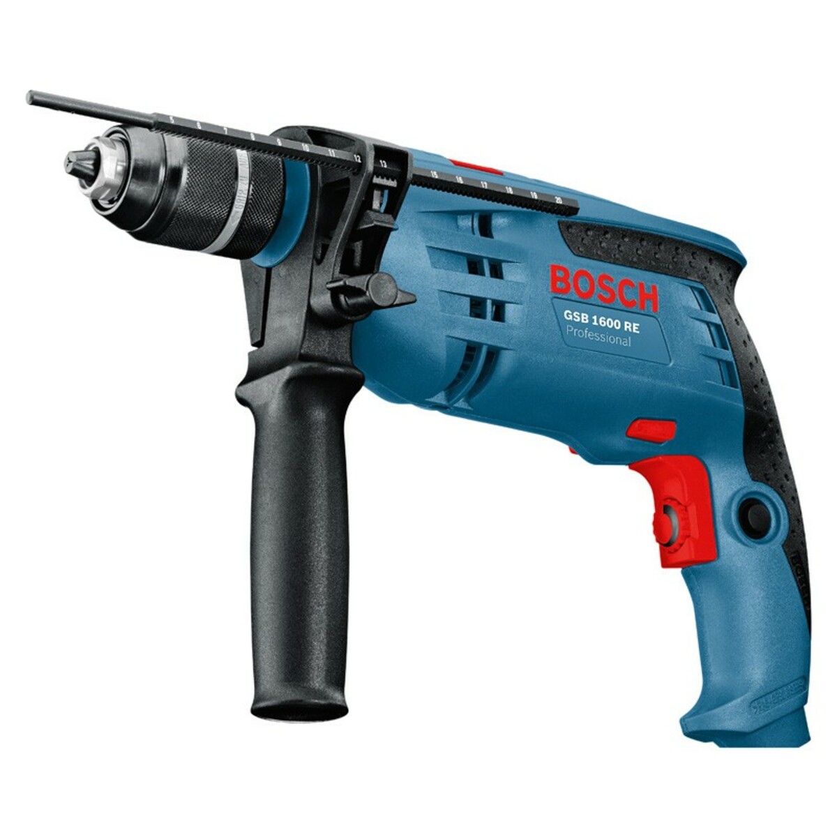 Дрель ударная Bosch GSB 1600 RE Professional (Цвет: Blue)